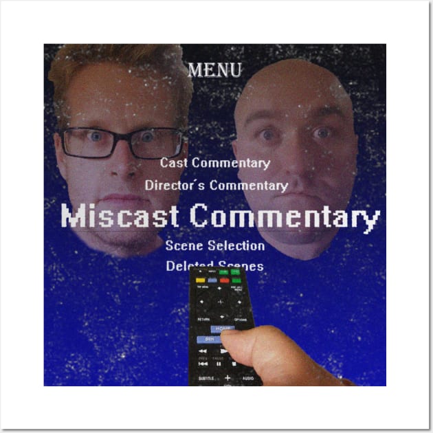 Miscast Commentary Cover Wall Art by Miscast Designs